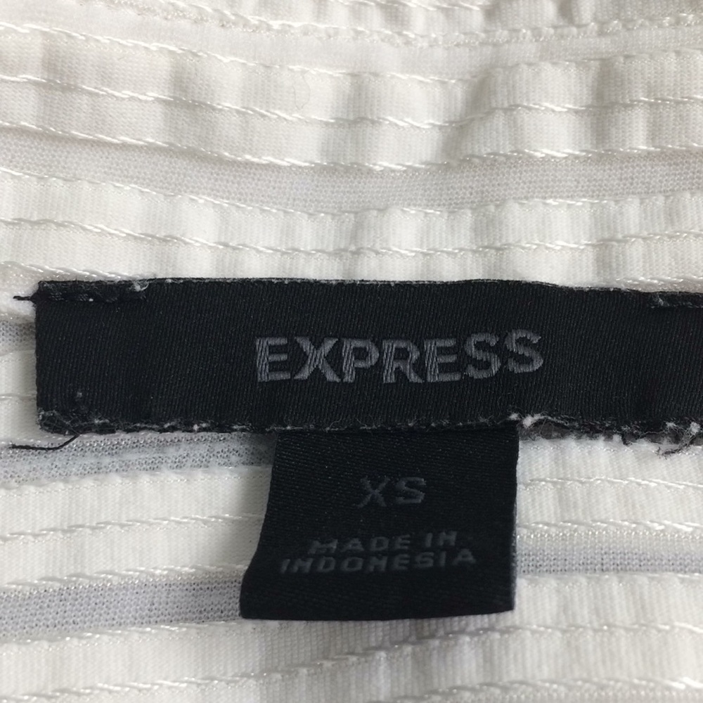 “vintage” white slim fit button down